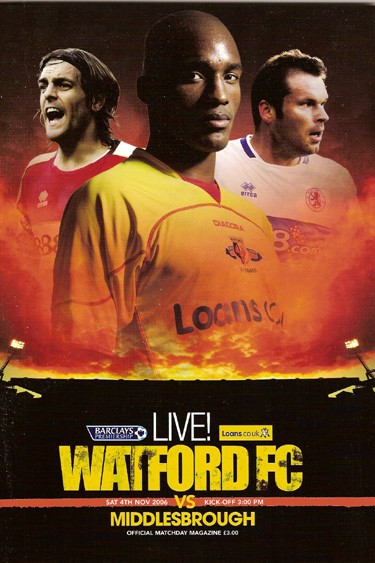 Watford FC v Middlesbrough FC